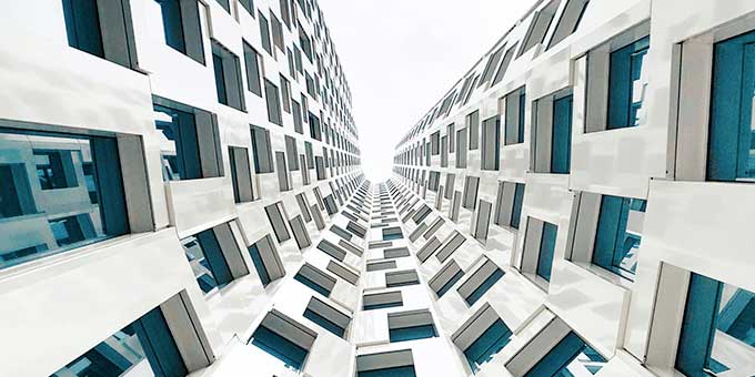 perspectief voorbeeld gebouw